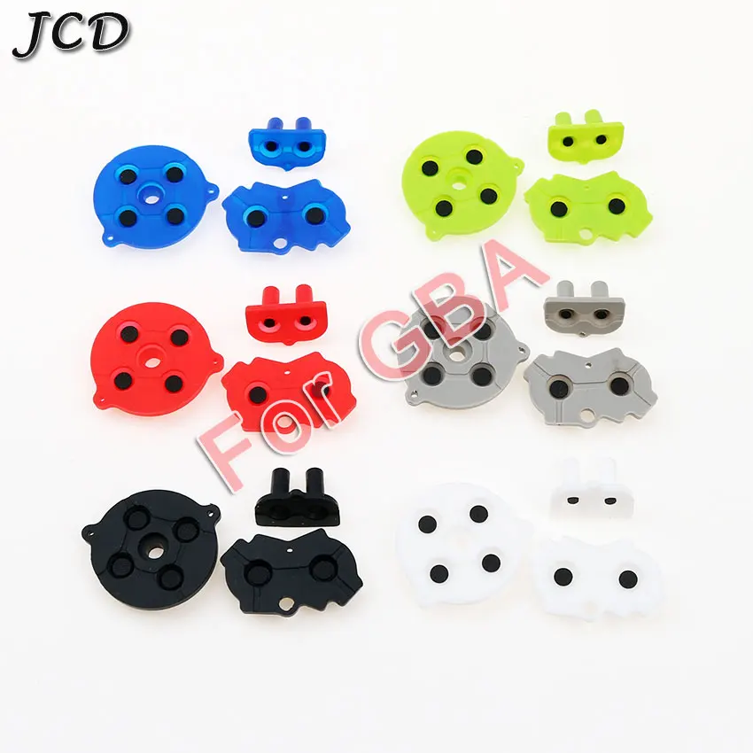 Bottoni Conduttivi In Gomma Colorata Jcd A-B D-Pad Per Gameboy Advance Per Gba Silicone Start Seleziona Tastiera