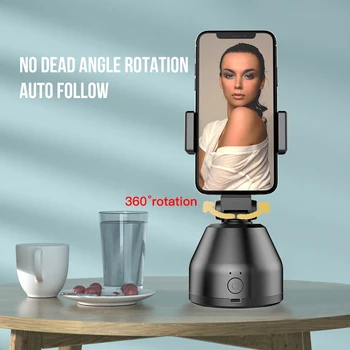 

Smart AI Gimbal Personal Robot Cameraman 360° Rotation Face Tracking Mobile Phone Stand Mobile Phone Accessories