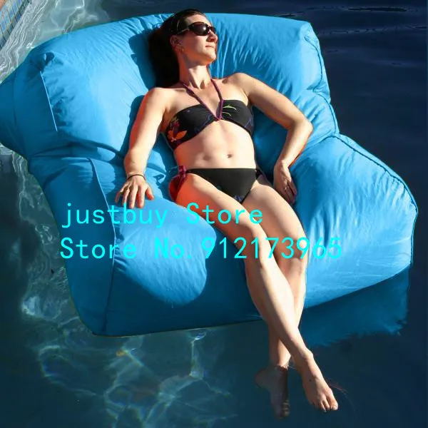 wholesale new design outdoor water floating waterproof PVC swimming pool beach bean bag
