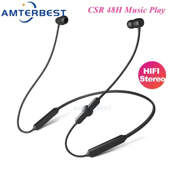 

AMTERBEST Q5 CSR Wireless Bluetooth Sports Earphone IPX5 Waterproof Wireless Headphone with Microphone 48H Music Headset