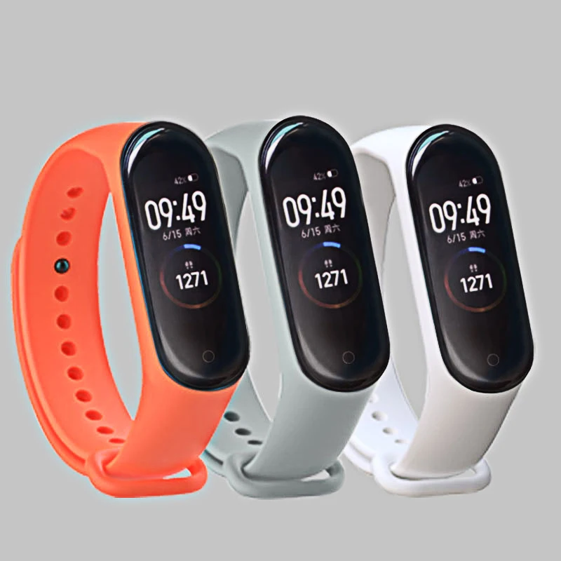Leelbox mi band 4 браслет ремешок для силиконовой Xiaomi Band 3 4/3 магнитный замена Смарт