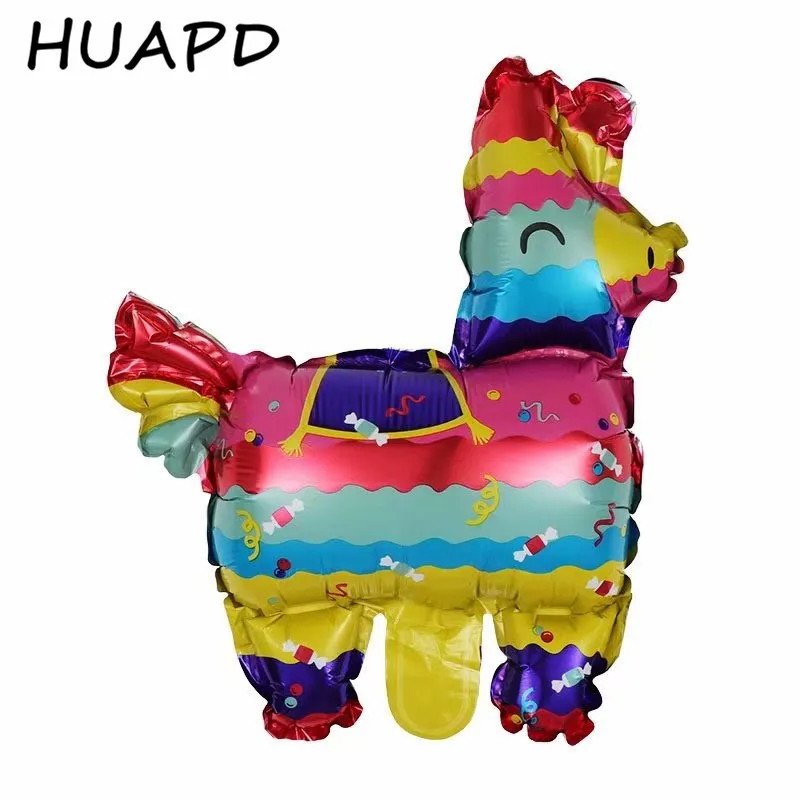 10pcs/lot Mini Llama foil balloons Happy birthday party decorations KIDS Globos babyshower boy girl Inflatable Alpaca balloon