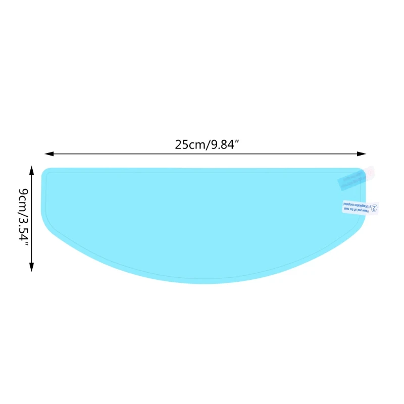 Casco moto impermeabile antipioggia pellicola antiappannamento pellicola protettiva trasparente visiera parasole schermo Patch Shield per K3 K4 AX8