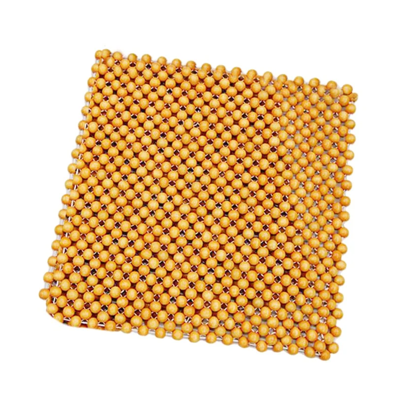 Muzhu подушка для автомобильного сиденья, деревянные бусины, стул, художественная массажная подушка, подушка для автомобильного сиденья, чехол для автомобильного сиденья, подушка из бисера