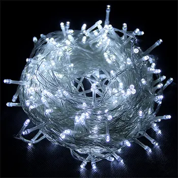 

500LED 24V Warm White String Fairy Lights 8 Modes Party Christmas Garden IP44 UK Plug