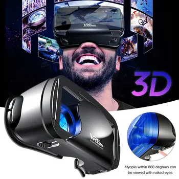 

5~7inch VRG Pro 3D VR Glasses Virtual Reality Full Screen Visual Wide-Angle VR Glasses Box For 5 to 7 inch Smartphone Eyeglasses