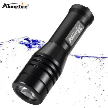 

Alonefire DV58 Dive Tactical LED Flashlight Diving Light L2 Super Bright Underwater Waterproof Portable Lantern dive Lamp 14500