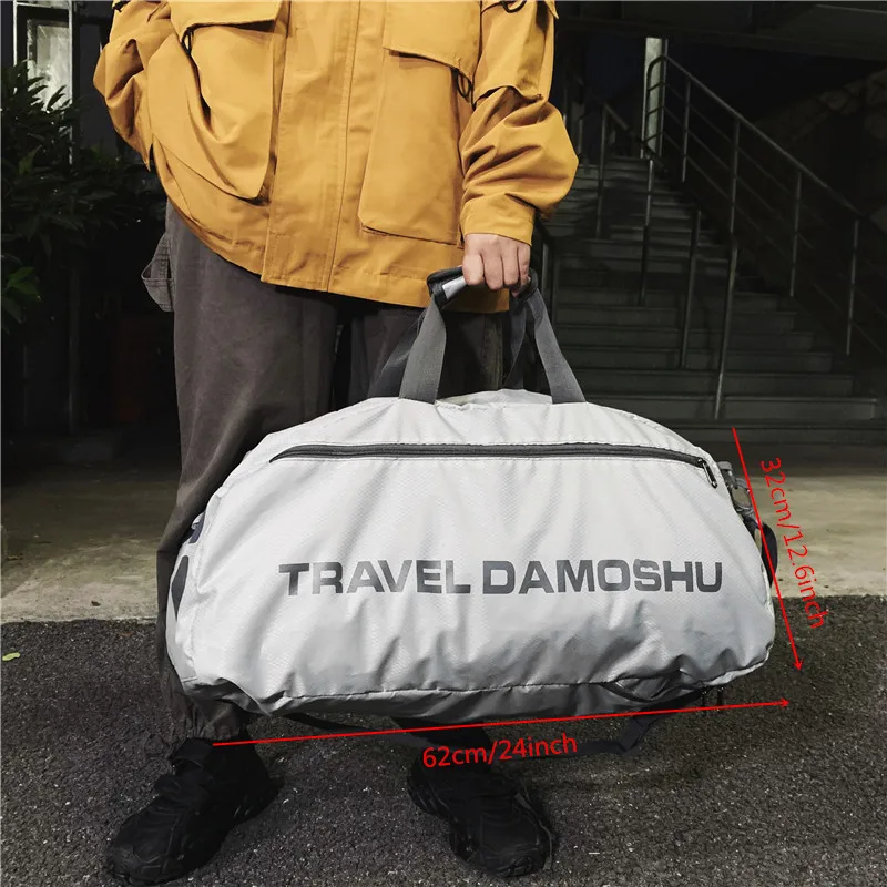 

Large Capacity Duffle Bag Weekend Outdoor Sports Crossbody Handbag Clothes Shoes Luggage Storage Organizer Traveling Accessories