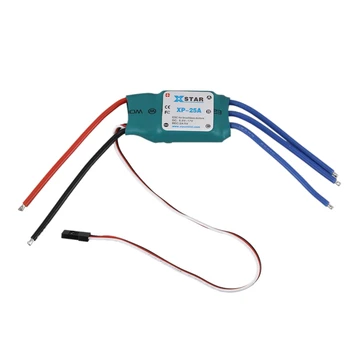 

XP-25A RC Drone Brushless ESC 25A 2-4S Electronic Speed Controller for RC Aircraft