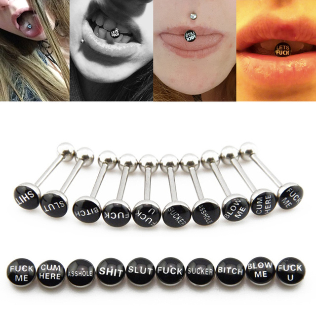 14G Acrylic Tongue Ring Nipple Piercing Barbell Flexible Colorful Bar Ear Cartilage Earring Stud for Women Body Jewelry