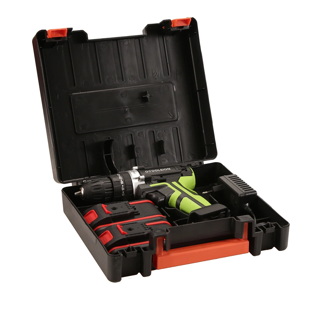 New Style Powerful Cordless Hand Drill 25 level Torque Multifunctional Electric Drill Portable Cordless Power tools With Plastic Box (12)