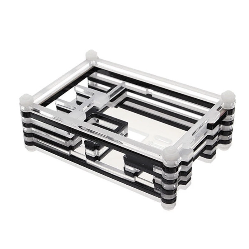 

ABKT-9 Layer Raspberry Pi 3 Model B+ (Plus) Acrylic Case for3.5 Inch Contact Screen Lcd Display
