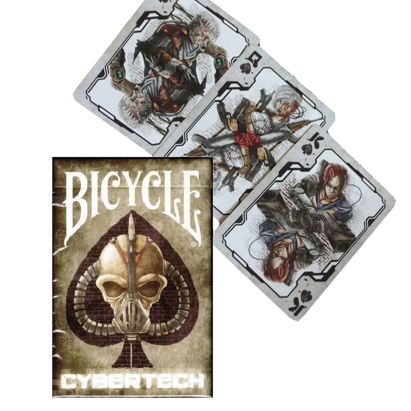 

Bicycle Cybertech Playing Cards Deck Poker Size USPCC Limited Edition Magic Card Games Magic Props Magic Tricks for Magician