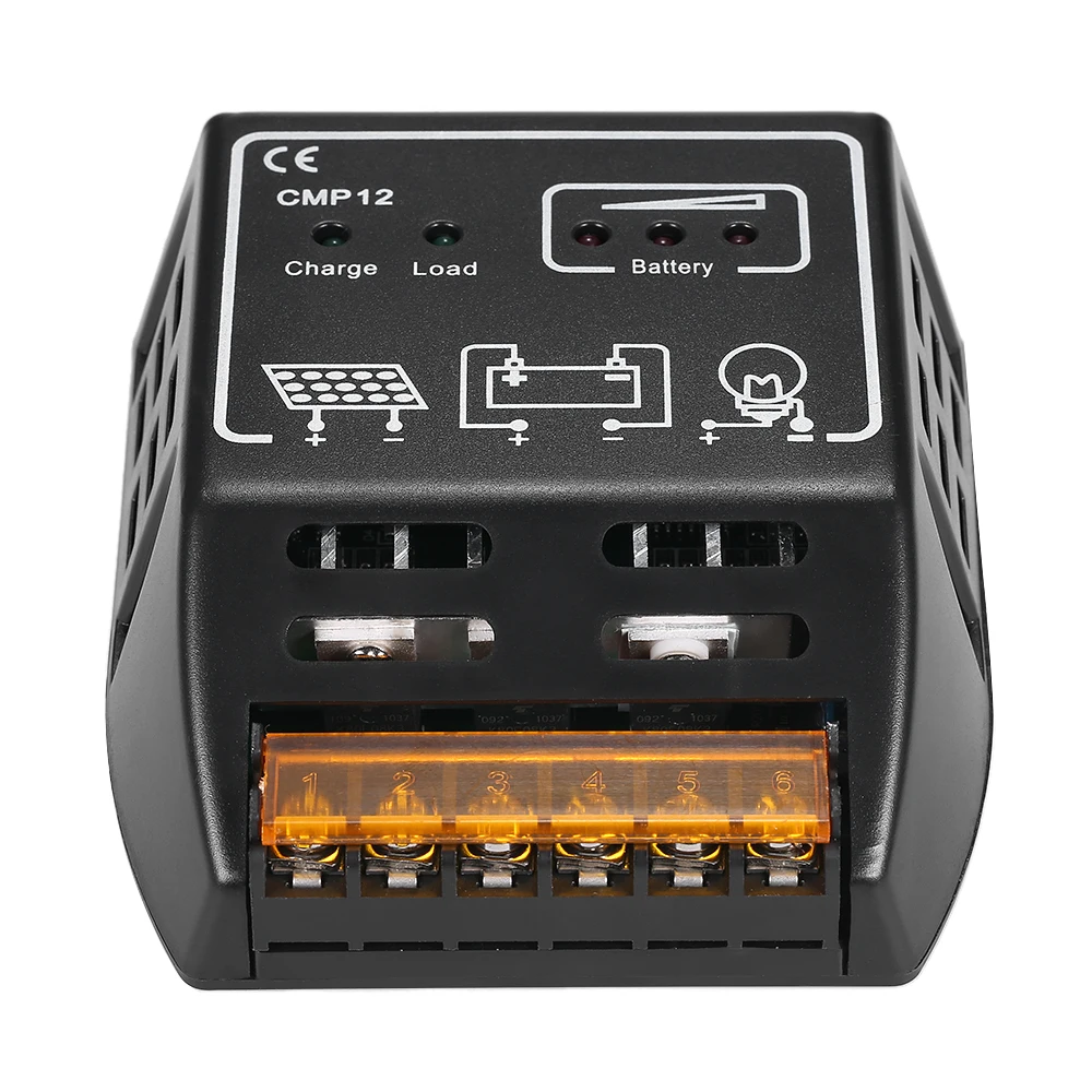 Anself Солнечный контроллер 20A 10A 12 V/24 V Контроллер заряда солнечной батареи Регулятор для защиты от перегрузки солнечной батареи