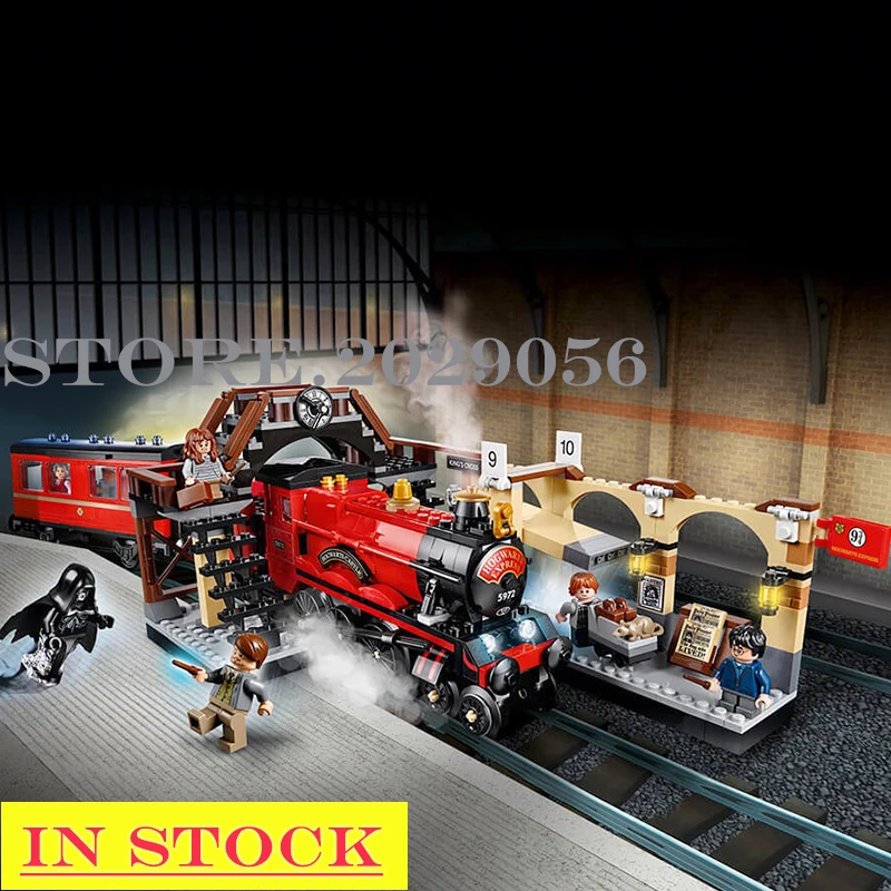 

In Stocks 11006 Potter Magic World Movies Series H gwarts Express 801Pcs Model Building Blocks Bricks Compatible 75955 Toys