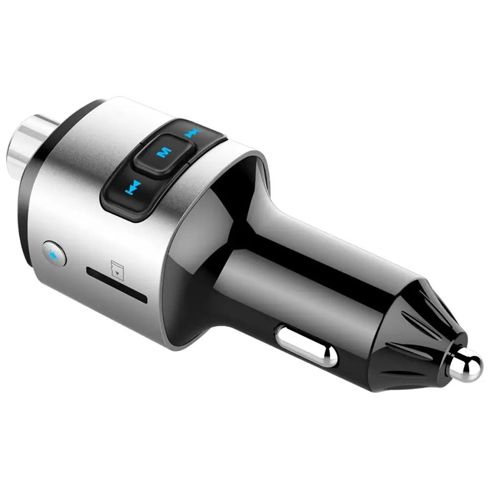 Авто высокая производительность Bluetooth Автомобильный MP3-плеер громкой связи вызов двойной USB быстрое зарядное устройство fm-передатчик аудио адаптер