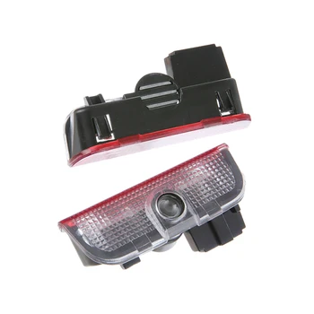 

2pcs LED Car Door Light Laser Projector For VW Volkswagen TIguan Golf 5 6 7 Mk5 Mk6 Mk7 Passat B6 B7 Rline Golf Logo Door Lamps