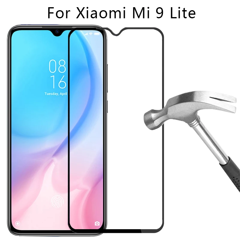 Защитное стекло для xiaomi mi 9 lite защита экрана закаленное ksiomi xiao my легкая защитная