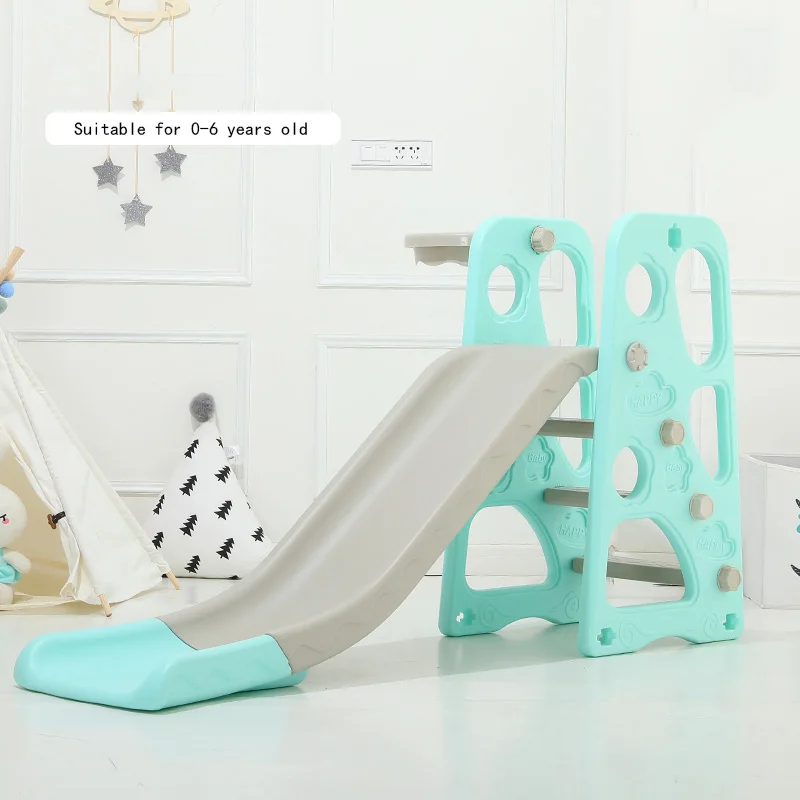 Children's Slide Indoor Multi-functional Slide Basket Swing Combination Small Amusement Park Baby Music Learning Machine Toys