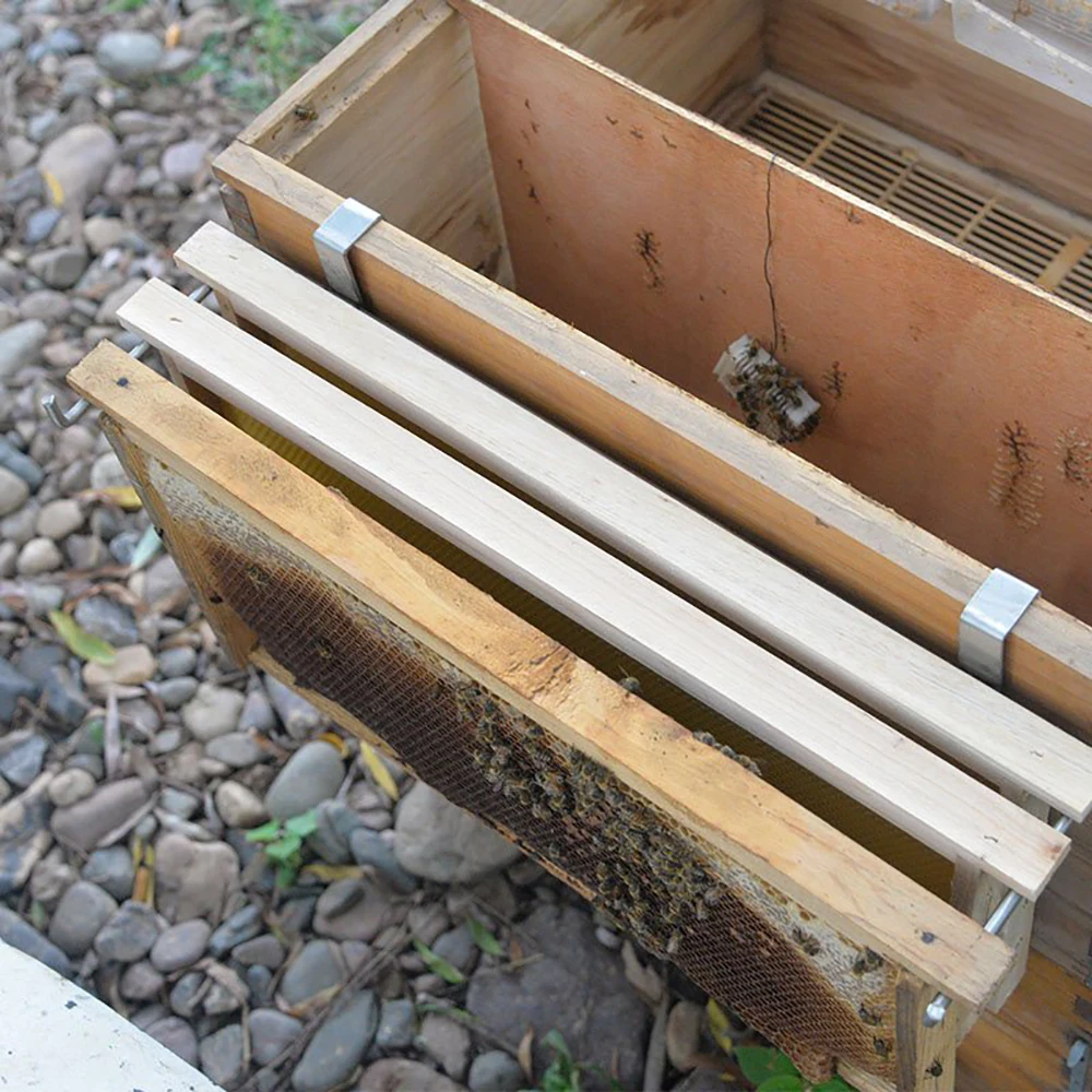 1PCS Beekeeping Rack Nesting Spleen Racks Hive Stainless Steel Shelf Top Welding Oblique Hook Frame Holder Incline