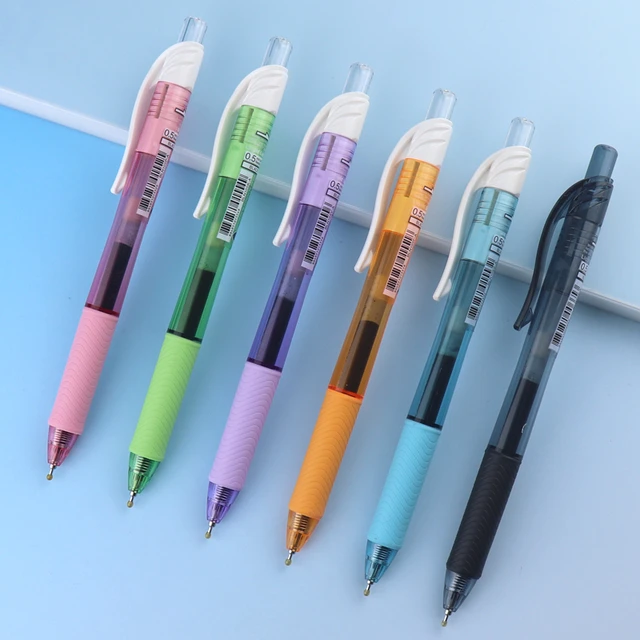 1Pcs Pentel EnerGel Liquid Gel Pen BLN105 0.5mm Quick Drying Pen Press  Rollerball Metal Needle