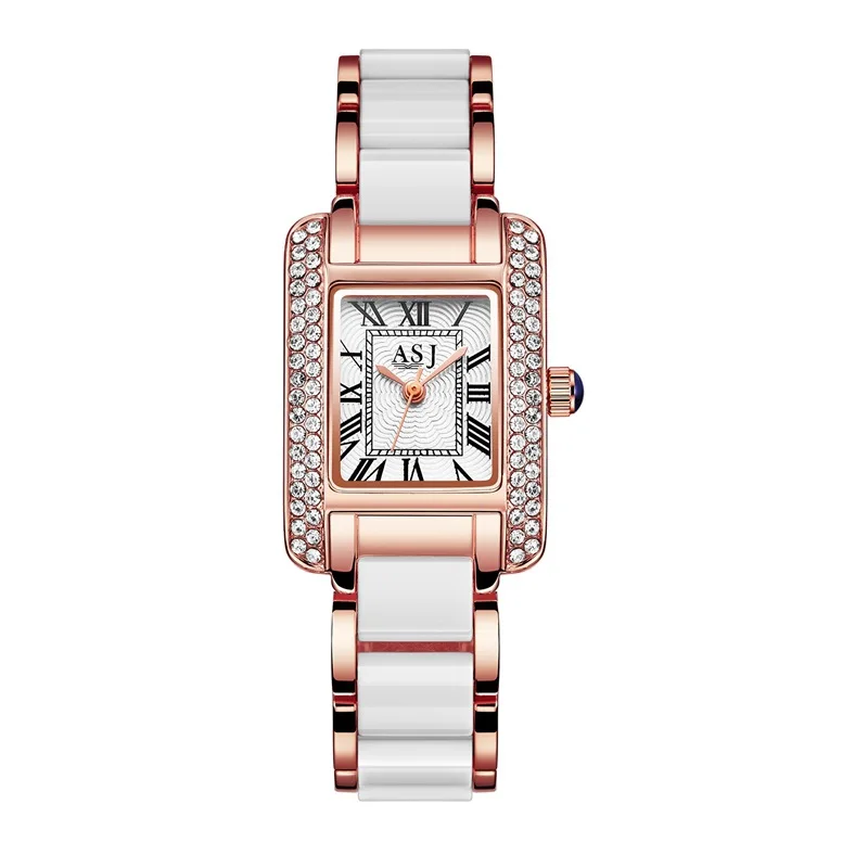 

Women's Watch Luxury Brand Waterproof Rectangular Ladies Watch Women's Fashion Quartz Watch Neutral Clock Reloj Mujer 2019