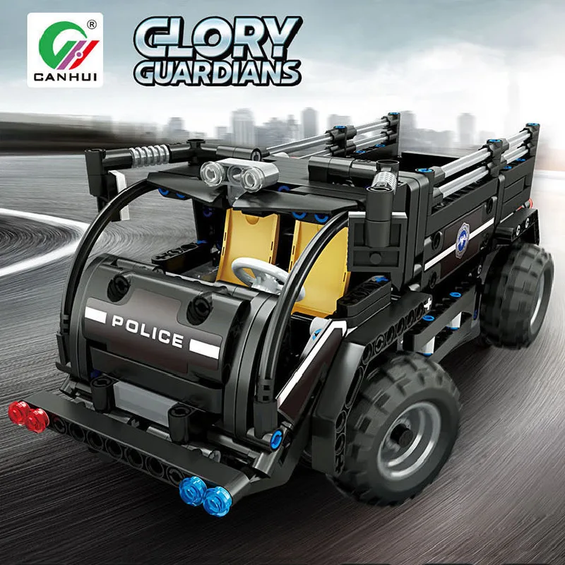

Bb13008 DIY Assembly Electric SWAT Personnel Carriers (APC) 468PCS 2.4G Stone Remote Control Assembled Building Blocks