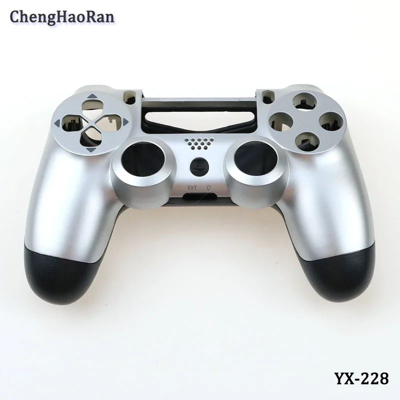 silver and black Подходит для PS4 беспроводная ручка оболочка ручка камуфляжная оболочка для sonyPS4 Американская версия JDM-001 JDM-011 ручка оболочка - Цвет: silver and black
