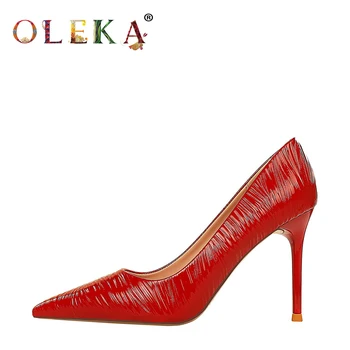 

Oleka Basic Women Shoes Super High Pumps Mature Style Shallow Heels Strange Heeloffice & Career Spring/autumn Pointed Toe