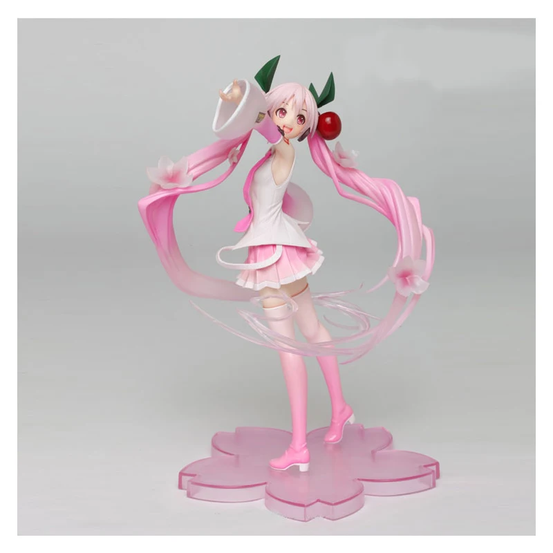 2020 New 23cm Anime Pink Sakura Ghost PVC Action Figures Girls Model Toys Collecting Gifts for Girls Dress wedding Spring