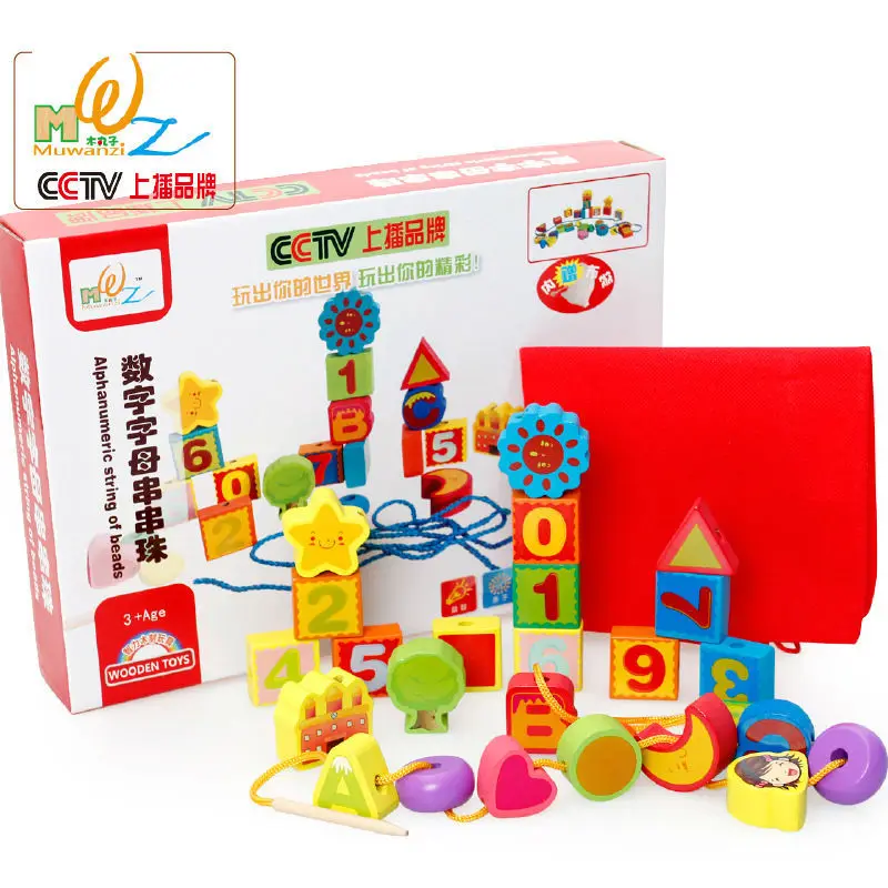 

Alphanumeric string beads,BABY wooden toys,Model Building Kits,kids Early,Color/Shape/Sound Hobbies Models,toys for children