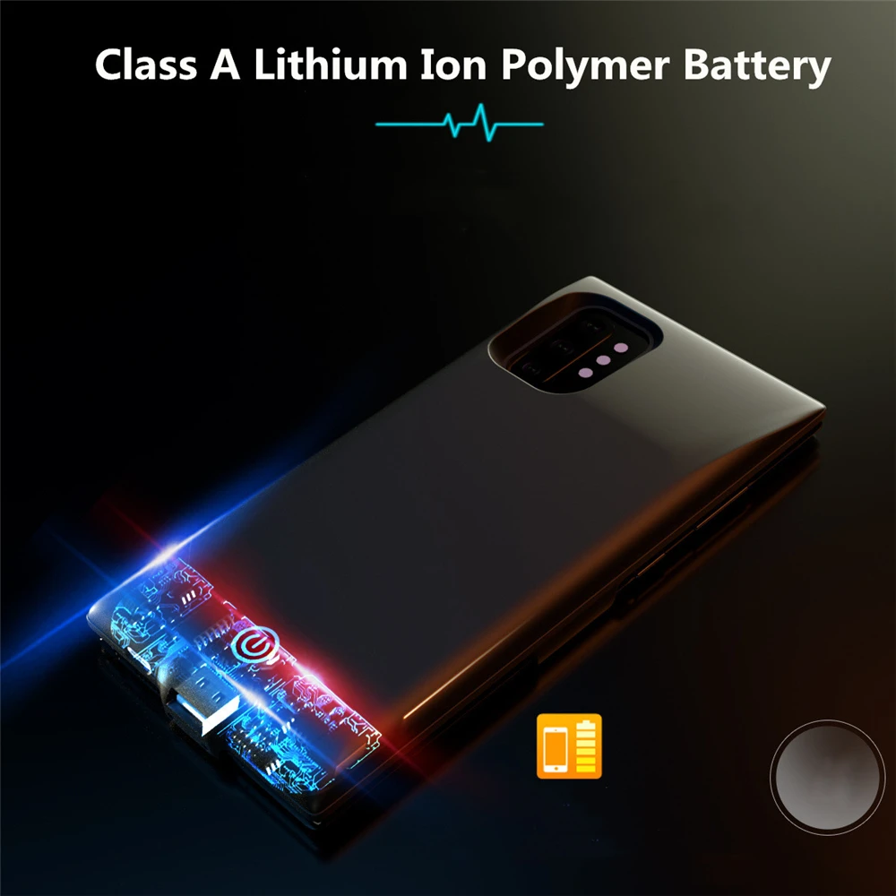 7000mAh Extended Phone Battery Power Case For Samsung Galaxy Note 10 Power Bank For Samsung Galaxy Note 10 Plus Backup Battery