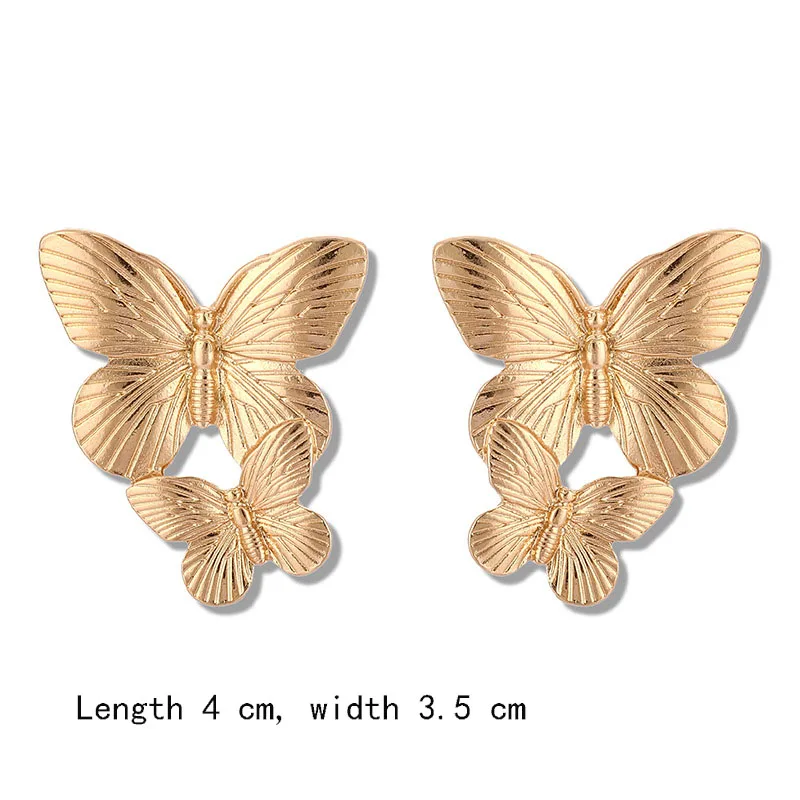 Retro Square Stud Earrings For Women stud earrings