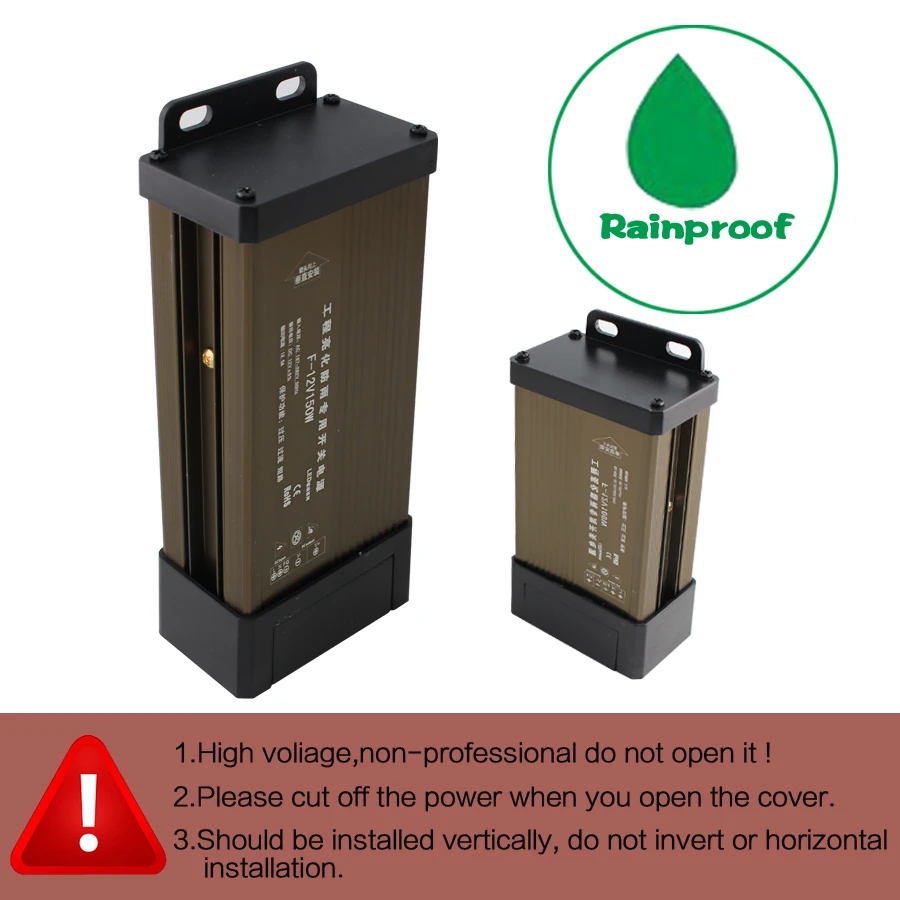 5V 12V 24 V Di Alimentazione 12 24 V Volt Trasformatori 220V A 12V 5V 24 V Di Alimentazione Trasformatori Di Alimentazione Esterno Impermeabile Ha Con