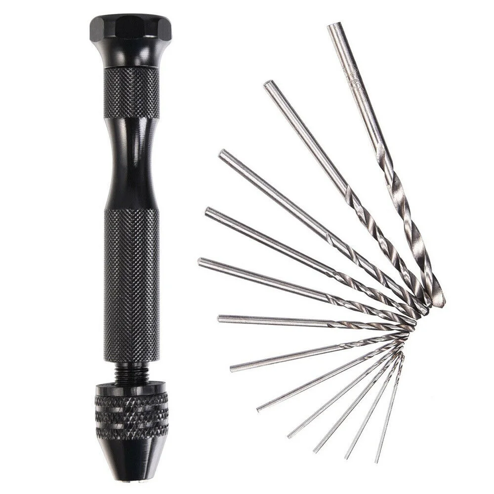 31PCS Mini 0.3-3.0mm High Speed Steel Bits Set Hand Spiral Micro Drill Kit