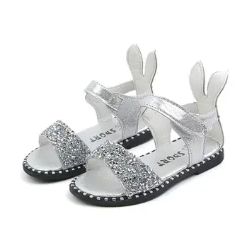 

Children Sandals Toddler Baby Girls Princess Sandals Kids Summer Party Wedding Glitter Rabbit Sandalias School Casual Shoes
