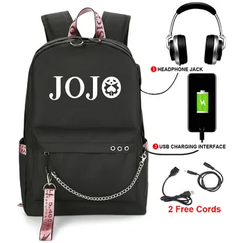 

Anime JoJo Bizarre Adventure Kira Yoshikage Cosplay Prop Killer Queen Backpack Teens School Rucksack Crossbody Bag Shoulder Bags