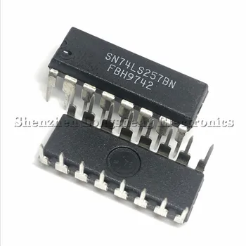 

20PCS/LOT 74LS257 SN74LS257BN DIP-16 Quad 2-Wire to 1-Wire Data Selector