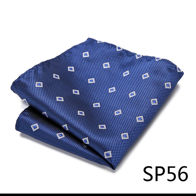 Newest style  Brand Factory Sale Top grade  Pocket Square Paisley Dropshipping Clothing accessories Memorial Day Fit Workplace SP56