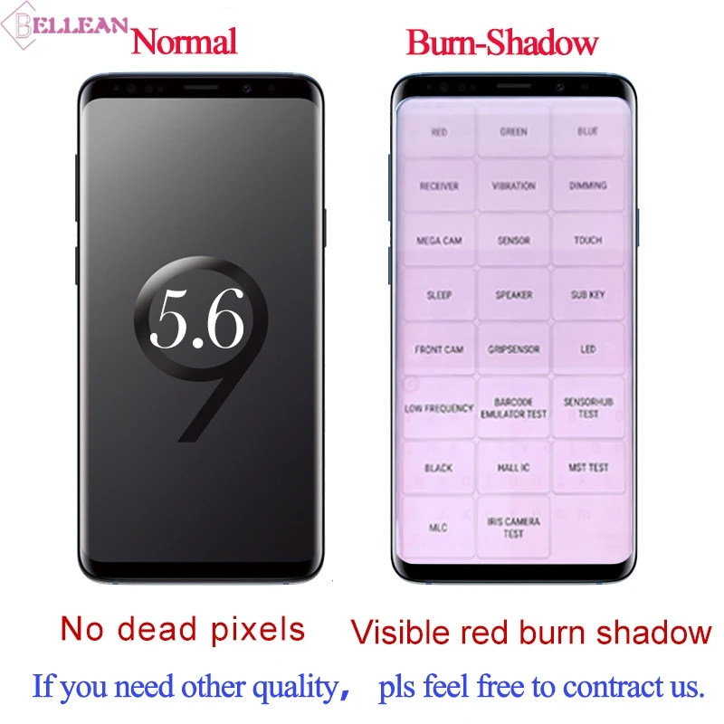 HH для samsung Galaxy S9 ЖК-дисплей с сенсорным экраном дигитайзер сборка G960 G960F ЖК-дисплей для samsung S9 экран дисплея+ Инструменты
