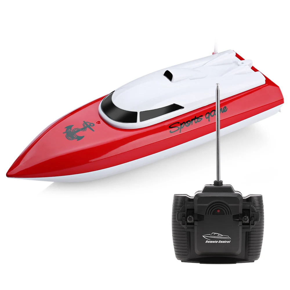 High Speed 20KM/H RC Boat 4CH 2.5GHz 4 Channel Remote Control Speed Boat Electric Racing Boat Toys Model For Children Boys Gifts