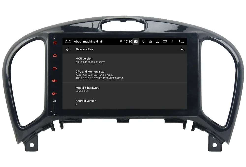 Klyde 1280*700 " ips 4G Android 9,0 Восьмиядерный 4 Гб ОЗУ 64 Гб ПЗУ DSP BT автомобильный DVD мультимедийный плеер радио для Nissan Juke 2004
