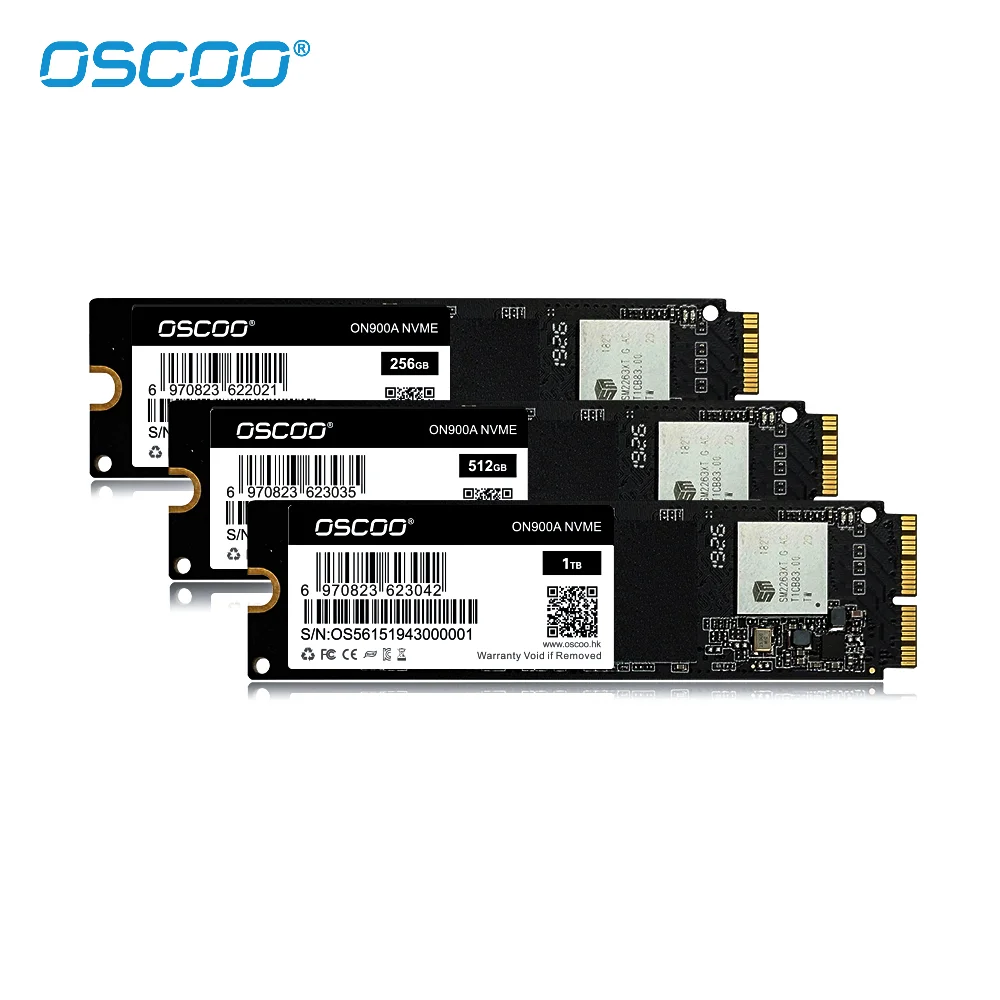OSCOO M.2 NVMe PCIe Gen3.0*4 SSD For MacBook Air 2015 2016 A1466 2013 Mac mini A1347 Internal Solid State Drive 256GB 512GB 1TB-2