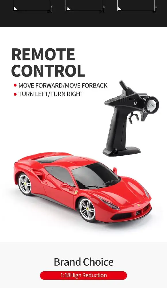 1/18 RASTAR Моделирование RC автомобиль для Ferrari LaFerrari радио дистанционное управление спортивный гоночный автомобиль