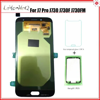 

Super Amoled For Samsung Galaxy J7 Pro 2017 J730 J730F LCD Display Touch screen Digitizer Assembly For samsung J730fm screen