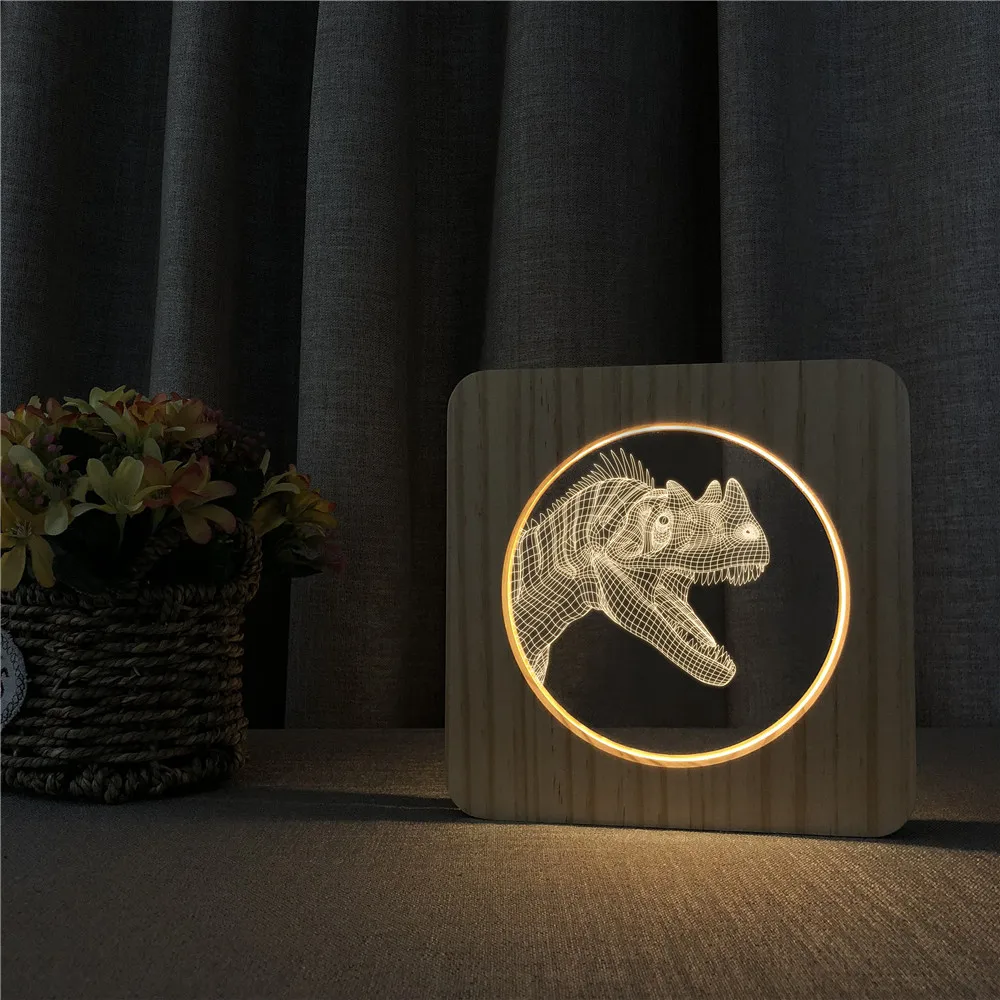 Дракон Flyying 3D USB светодиодный Arylic ночник ламповый светильник переключатель управления врезной светильник для детской комнаты украшения дропшиппинг