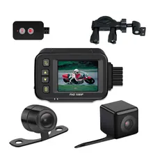

Full Body Waterproof Motorcycle Camera 720p + 480 HD Front Rear View Driving Recorder DVR Dash Cam Logger Recorder Box