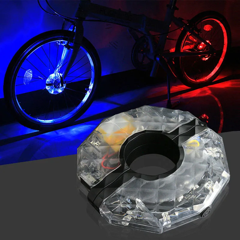 GoByGO 1 яркий велосипедный ступицы спицы колеса свет MTB велосипед ночной Велоспорт водонепроницаемый передний хвост, предупреждение светодиодный фары для велосипеда