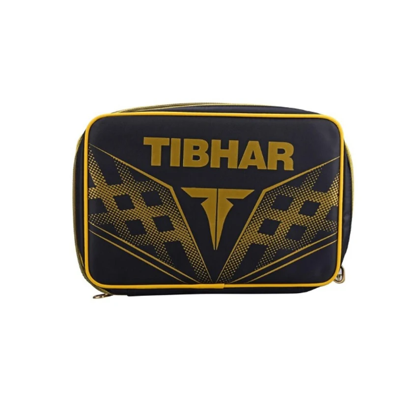 Новое поступление, чехол для настольного тенниса Tibhar, спортивная сумка, ракетка для пинг-понга, спортивный Чехол - Цвет: Black