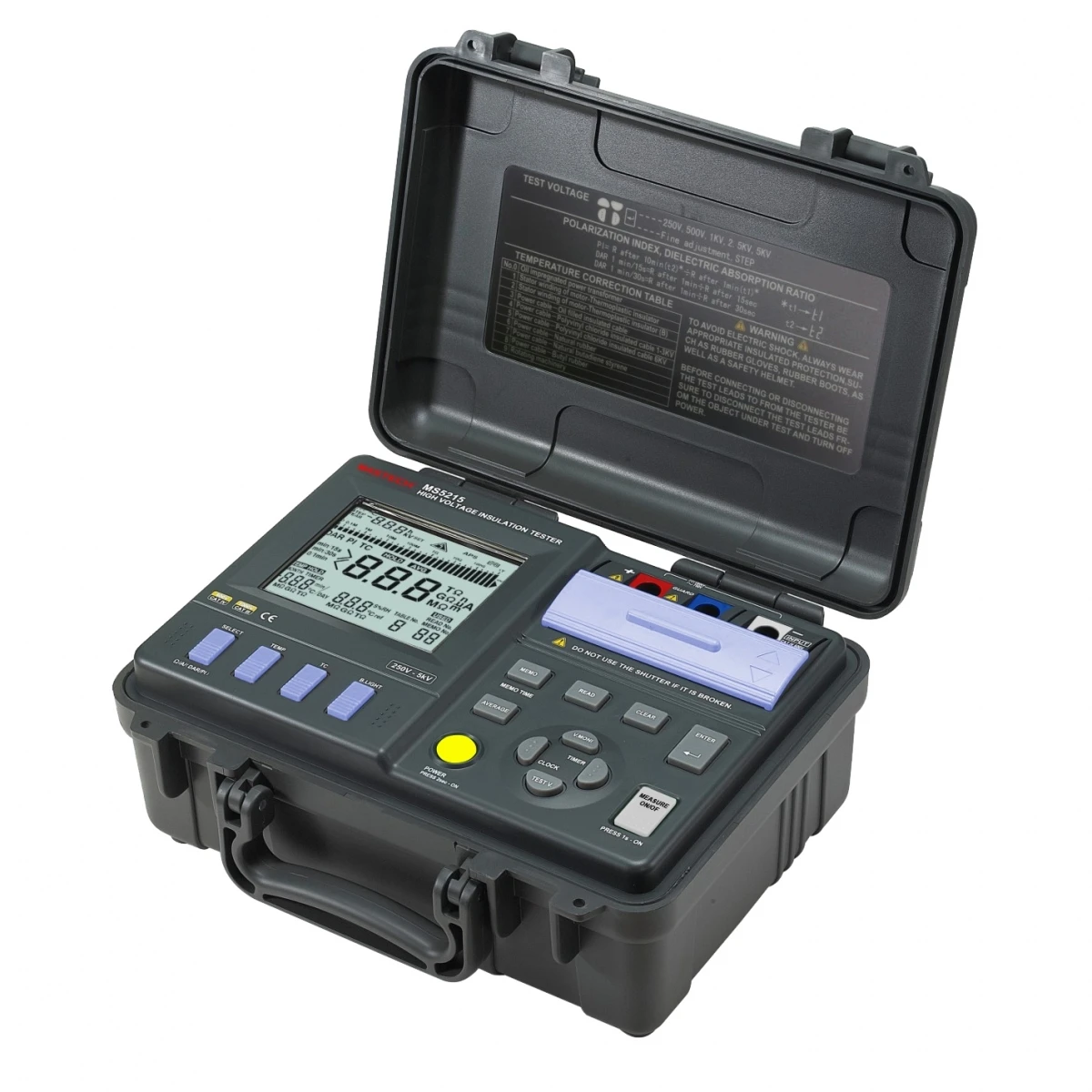 MASTECH MS5215 High Voltage Digital Insulation Resistance Tester Megometro Megger 5000V 3mA